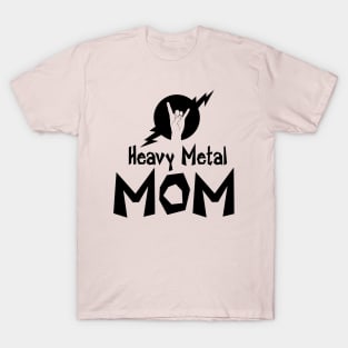 Heavy Metal Mom, with Horns T-Shirt